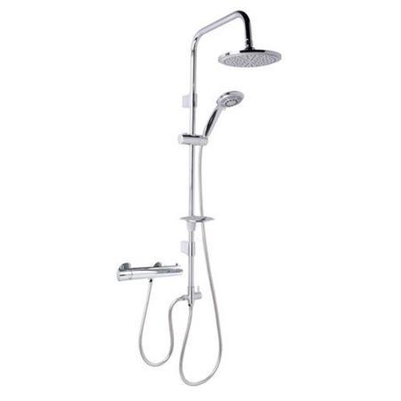 Dualex Riser Slide Shower Rail Kit with Faro Valve