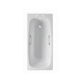 1700 x 700 Anti Slip Steel Bath with Tap Holes and Twin Grips