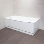 Single Ended Steel Bath With No Tap Holes -  1500 x 700
