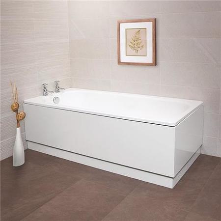 1700 x 700 Steel Bath with Tap Holes