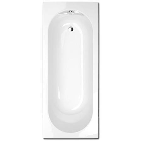 Single Ended Shower Bath with Waste and Screen - L1700 x W700mm - Mono
