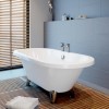 Freestanding Double Ended Roll Top Bath 1700 x 800mm - Eclipse