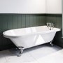 Freestanding Single Ended Bath with Chrome Feet 1660 x 740mm - Park Royal