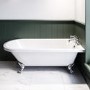 Grade A2 - Freestanding Single Ended Bath with Chrome Feet 1660 x 740mm - Park Royal