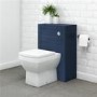 Nottingham Indigo Blue WC Unit with Tabor Back to Wall Toilet