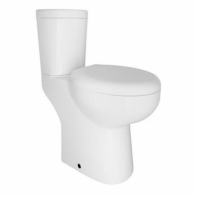 Close Coupled Comfort Height Toilet with Soft Close Seat 