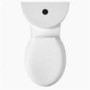 GRADE A1 - Close Coupled Comfort Height Toilet with Soft Close Seat - Portland