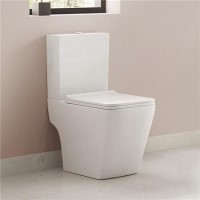 Voss Close Coupled Toilet with Soft Close Seat with Pan Connector Voss Close Coupled Toilet with Soft Close Seat with Pan Connector