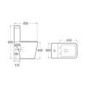 Close Coupled Toilet with Soft Close Seat - Voss