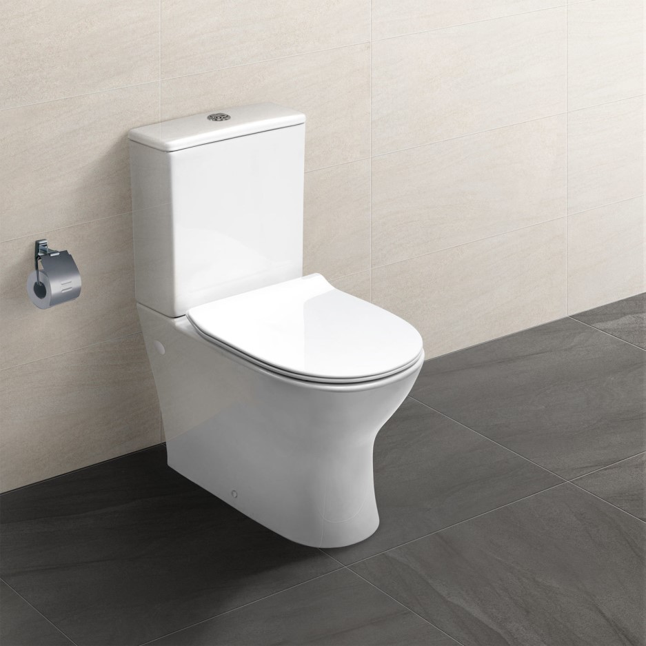 Indiana Short Projection Toilet and Soft Close Seat Better Bathrooms