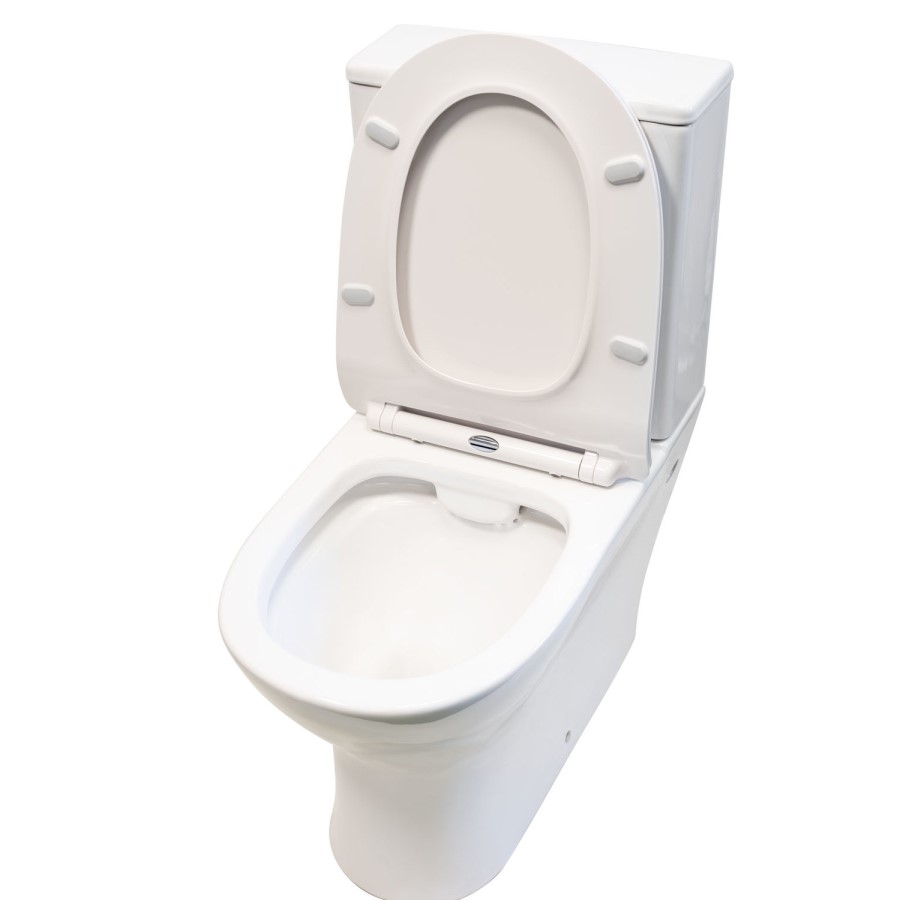 Indiana Short Projection Toilet and Soft Close Seat