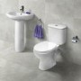Venice Close Coupled Toilet & Cova Full Pedestal Two Piece Suite