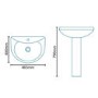 Venice Close Coupled Toilet & Cova Full Pedestal Two Piece Suite