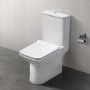 Milan Close Coupled Toilet and Seat