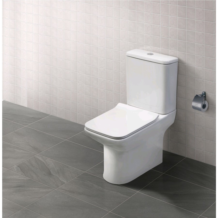 Milan Close Coupled Toilet and Seat