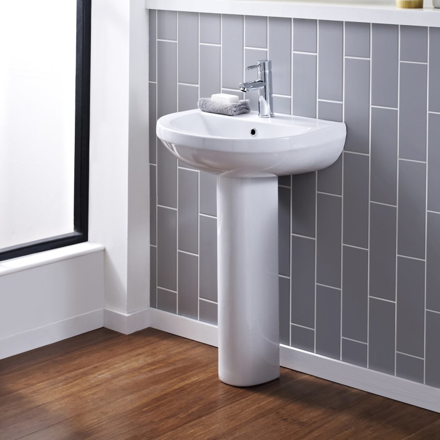 Ivo Single Tap Hole Basin & Pedestal