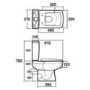 Premier Bliss Close Coupled Toilet