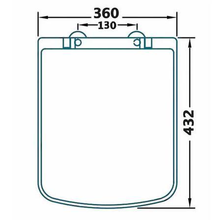 Madison Short Projection Toilet and Seat