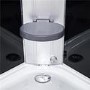 900 Quadrant Steam Shower Cabin with 6 Body Jets