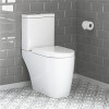 Newport Close Coupled Toilet with Soft Close Seat With Pan Connector