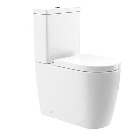 Newport Rimless Close Coupled Toilet with Soft Close Seat