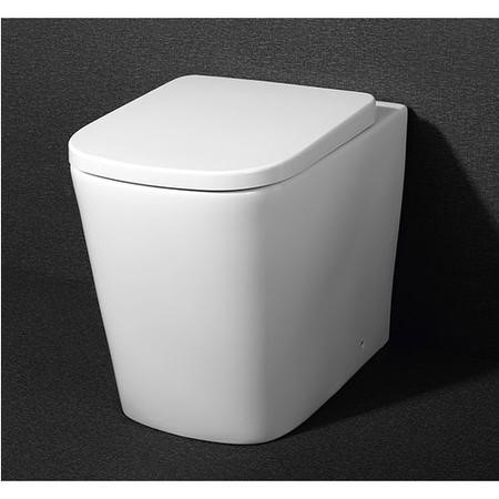 Boston Rimless Back to Wall Toilet with Soft Close Seat - Better Bathrooms
