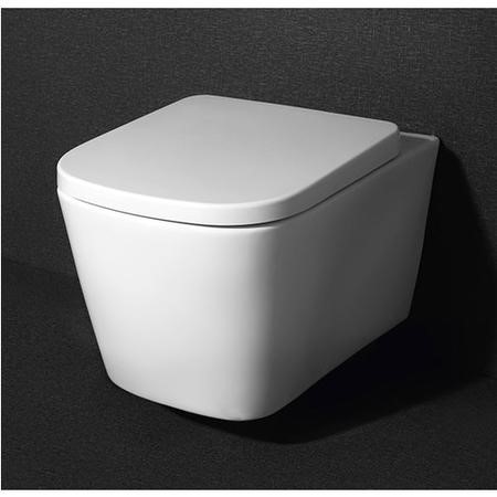 Boston Rimless Wall Hung Toilet with Soft Close Seat - Better Bathrooms