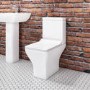 Close Coupled Short Projection Toilet with Soft Close Seat - Austin
