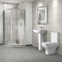Austin 900 x 900 Quadrant Shower Enclosure and Tray Suite