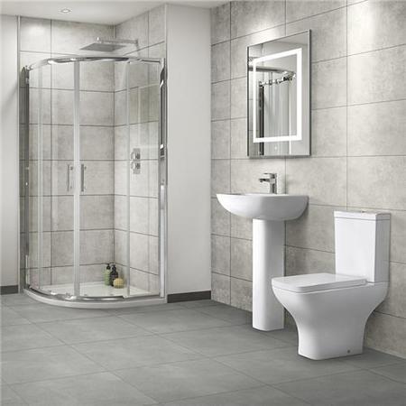 Austin 900 x 900 Quadrant Shower Enclosure and Tray Suite