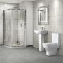 Austin 900 x 900 Quadrant Shower Enclosure and Tray Suite