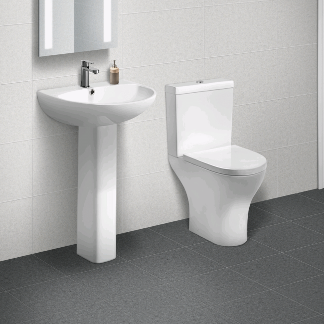 Portland Toilet and Basin Suite Better Bathrooms