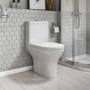 Close Coupled Short Projection Toilet with Soft Close Seat - Portland