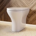 BUN/BeBa_17296/72087 Back to Wall Short Projection Toilet with Soft Close Seat - Portland