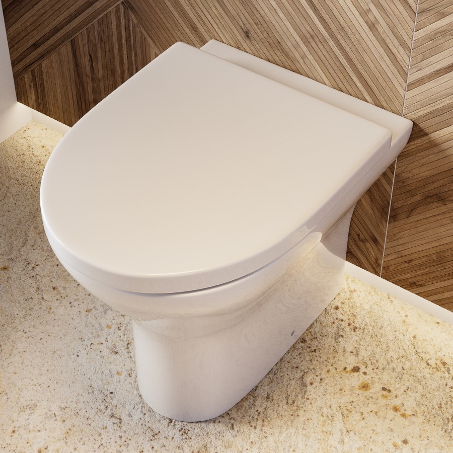 Back to Wall Short Projection Toilet with Soft Close Seat - Portland