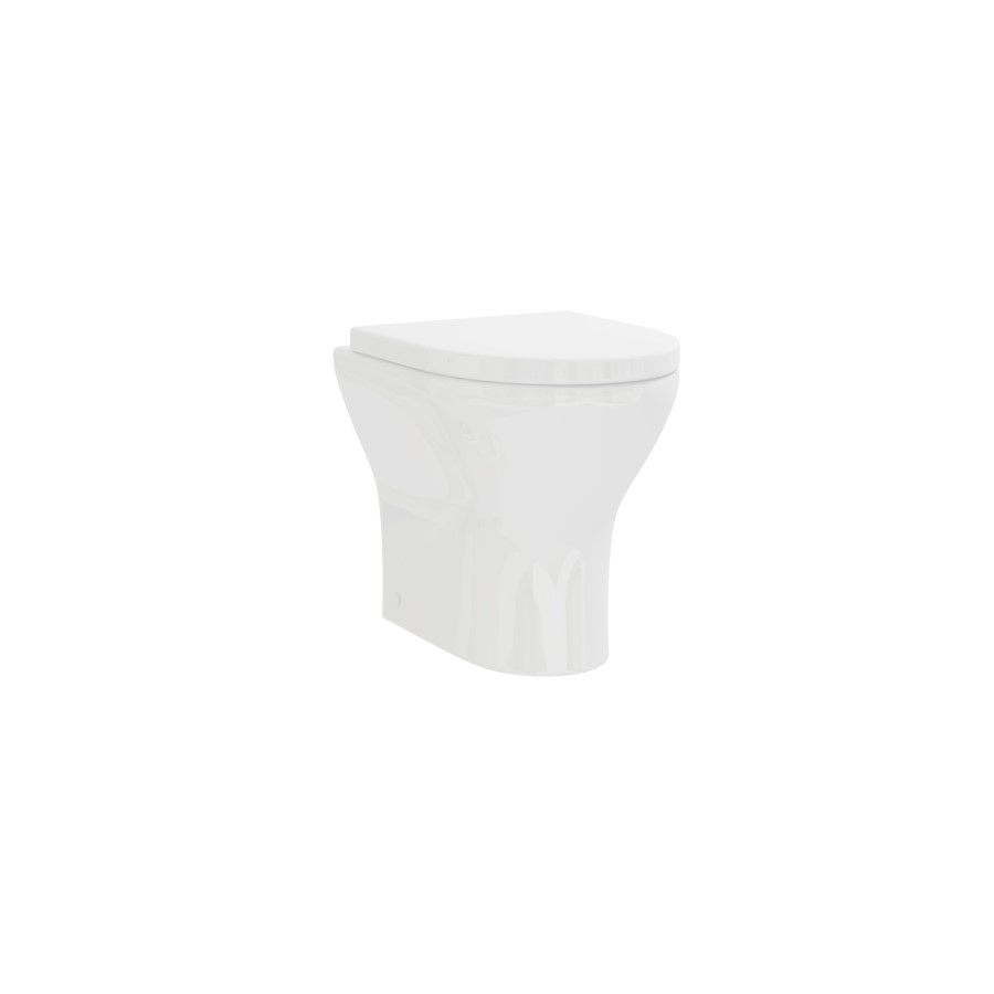 1300mm Grey Toilet and Sink Unit with Round Toilet - Portland