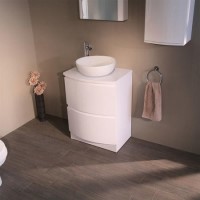 Voss 620mm Floor Standing Vanity Unit with Arabella 415mm Countertop Basin Voss 620mm Floor Standing Vanity Unit with Arabella 415mm Countertop Basin