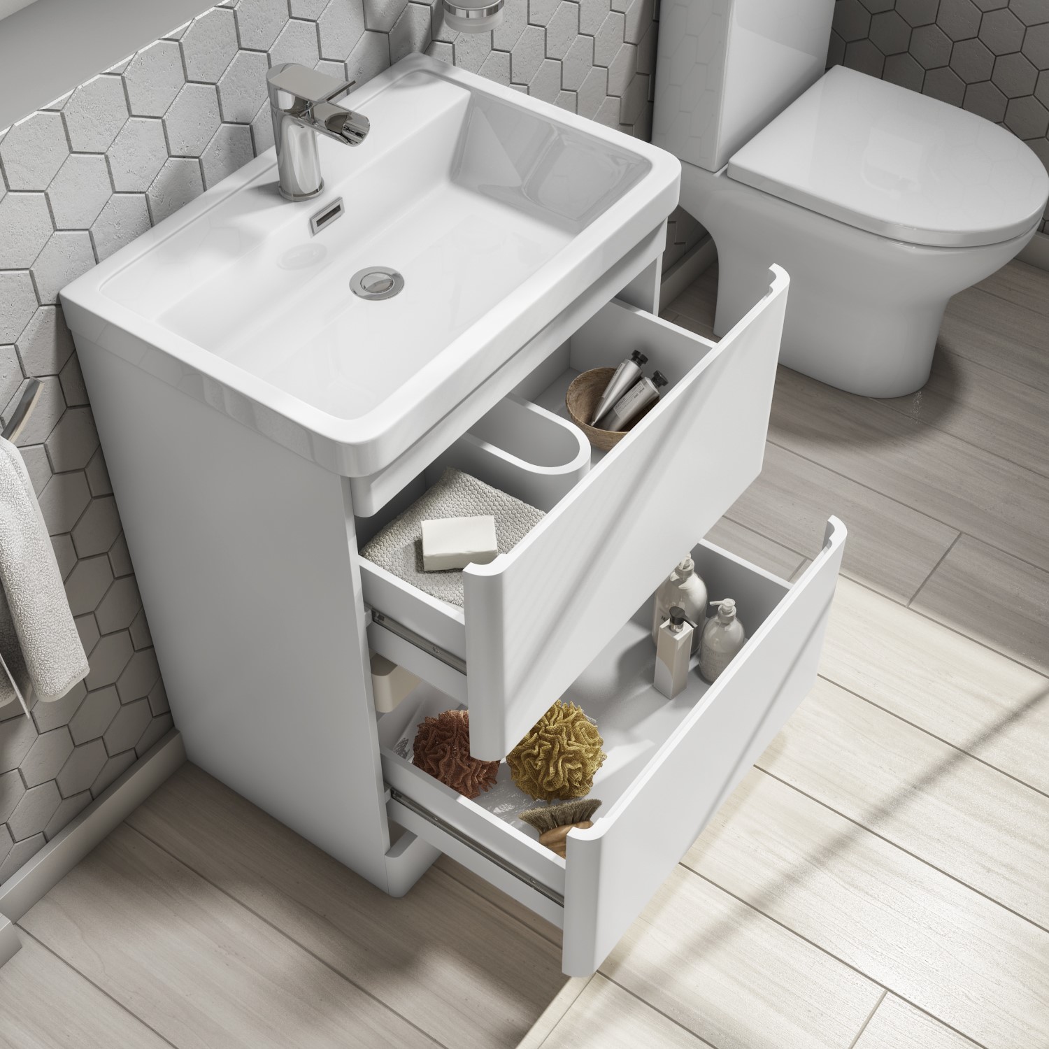 800mm White Freestanding Vanity Unit With Basin Portland Better Bathrooms 800mm White Freestanding Vanity Unit With Basin Portland Better Bathrooms