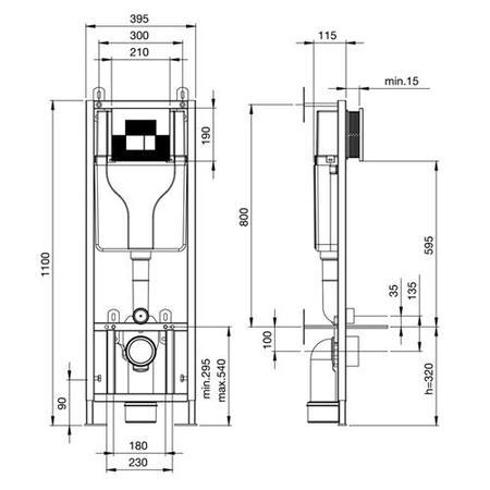 Best way to show guests dual flush options