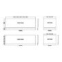 Classic 1700 Front Bath Panel with Plinth - WG