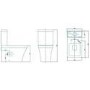 Austin 800 White Gloss Wall Hung Vanity Unit with Austin Toilet