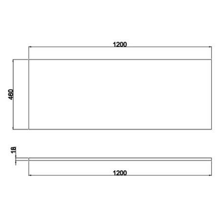 1200mm Wall Hung Vanity Unit with Countertop Basin Light Oak - Boston
