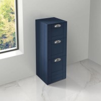 350mm Floor Standing Storage Unit - 3 Drawer Unit Traditional Handles - Nottingham Range