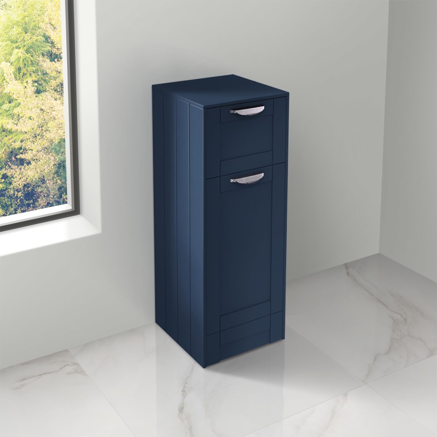 350mm Floor Standing Storage Unit Indigo Blue - Nottingham