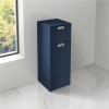 350mm Floor Standing Storage Unit - Indigo Blue Door &amp; Drawer Unit Traditional Handle - Nottingham Range