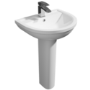 Brooklyn Spacesaver Left Hand Shower Bath Suite with Addison Toilet and Basin