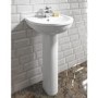 Brooklyn Spacesaver Left Hand Shower Bath Suite with Addison Toilet and Basin