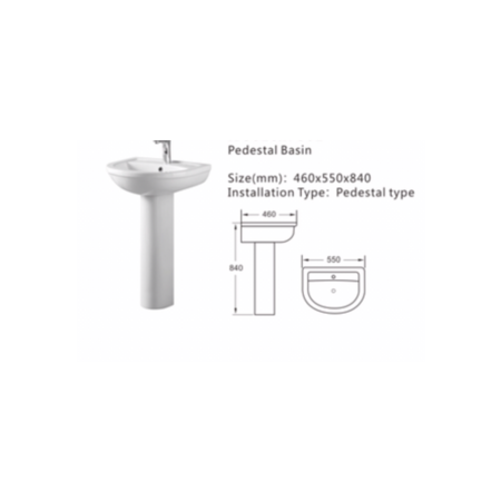 Brooklyn Spacesaver Left Hand Shower Bath Suite with Addison Toilet and Basin
