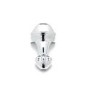 Grey Freestanding Straight Bath with Chrome Feet - L1700 x W750mm - Nottingham