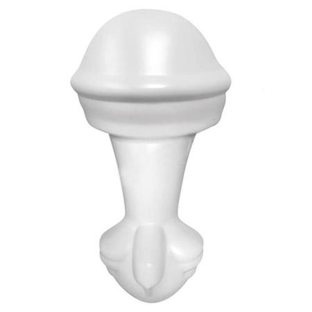 Nottingham 1700 x 750 x 450 Straight Freestanding Dove Grey Bath with White Feet